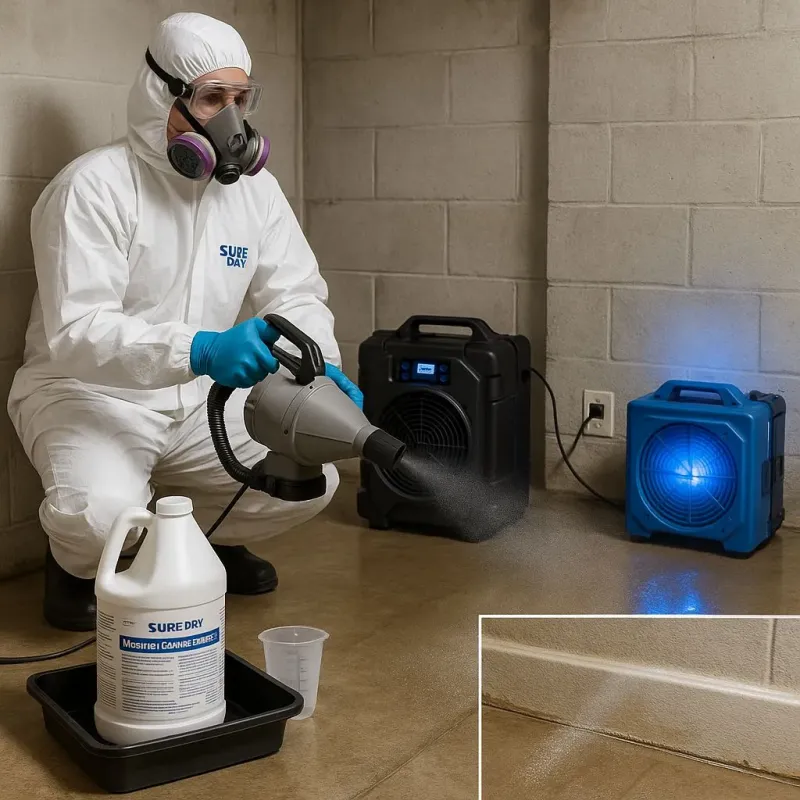 Sanitization and Odor Removal process in Springs, NY